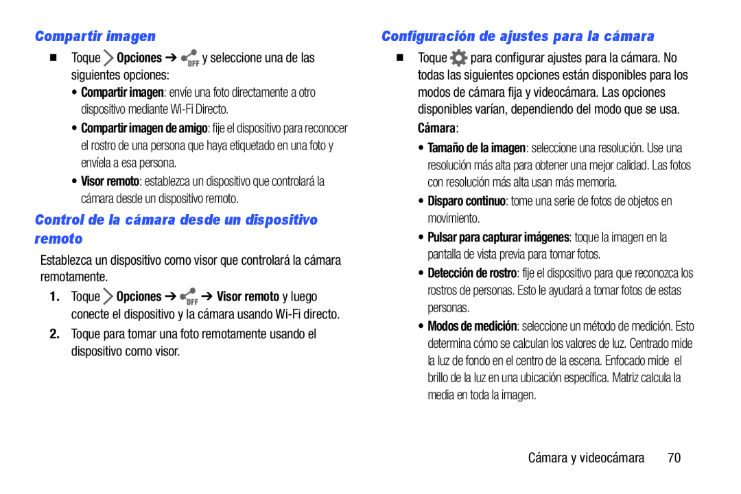 Compartir imagen Control de la cámara desde un dispositivo remoto