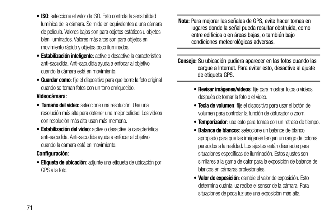 •Etiqueta de ubicación: adjunte una etiqueta de ubicación por GPS a la foto Galaxy Note Pro 12.2 Wi-Fi