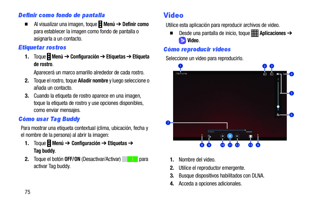 Cómo reproducir videos Galaxy Note Pro 12.2 Wi-Fi