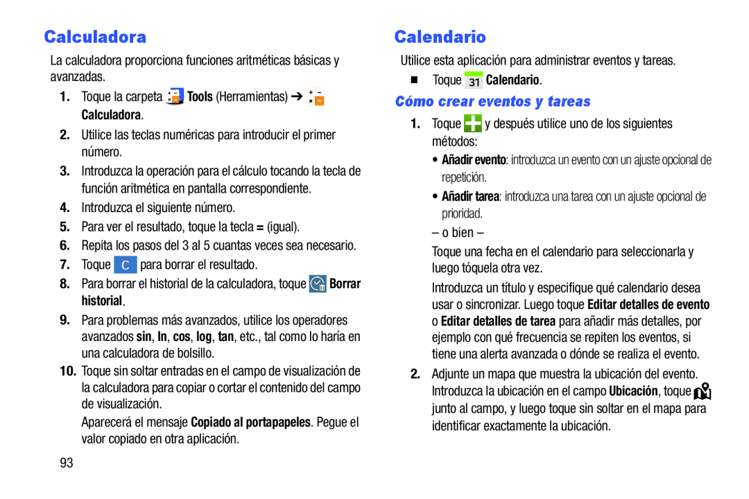 Calendario Galaxy Note Pro 12.2 Wi-Fi