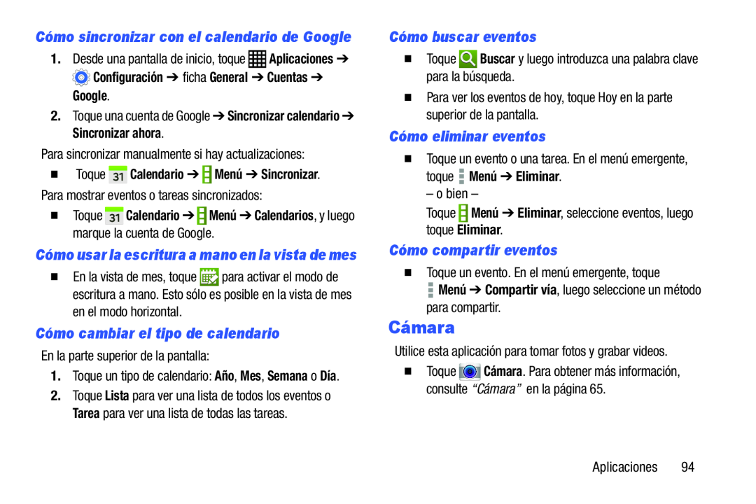 Cómo cambiar el tipo de calendario Galaxy Note Pro 12.2 Wi-Fi