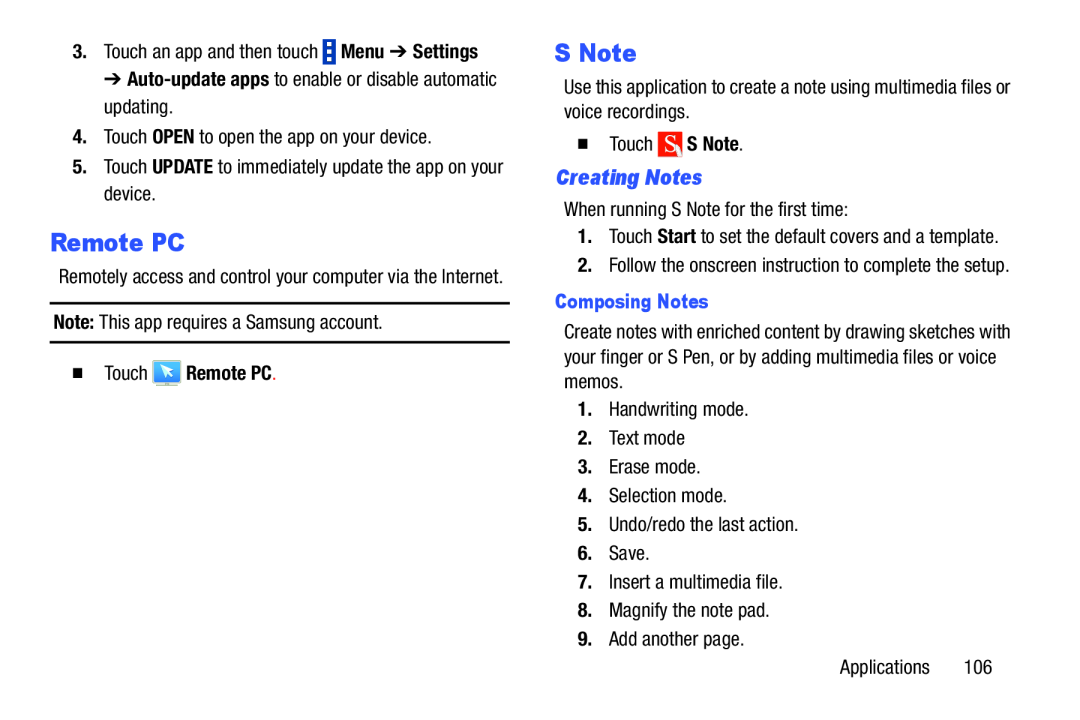 Creating Notes Remote PC