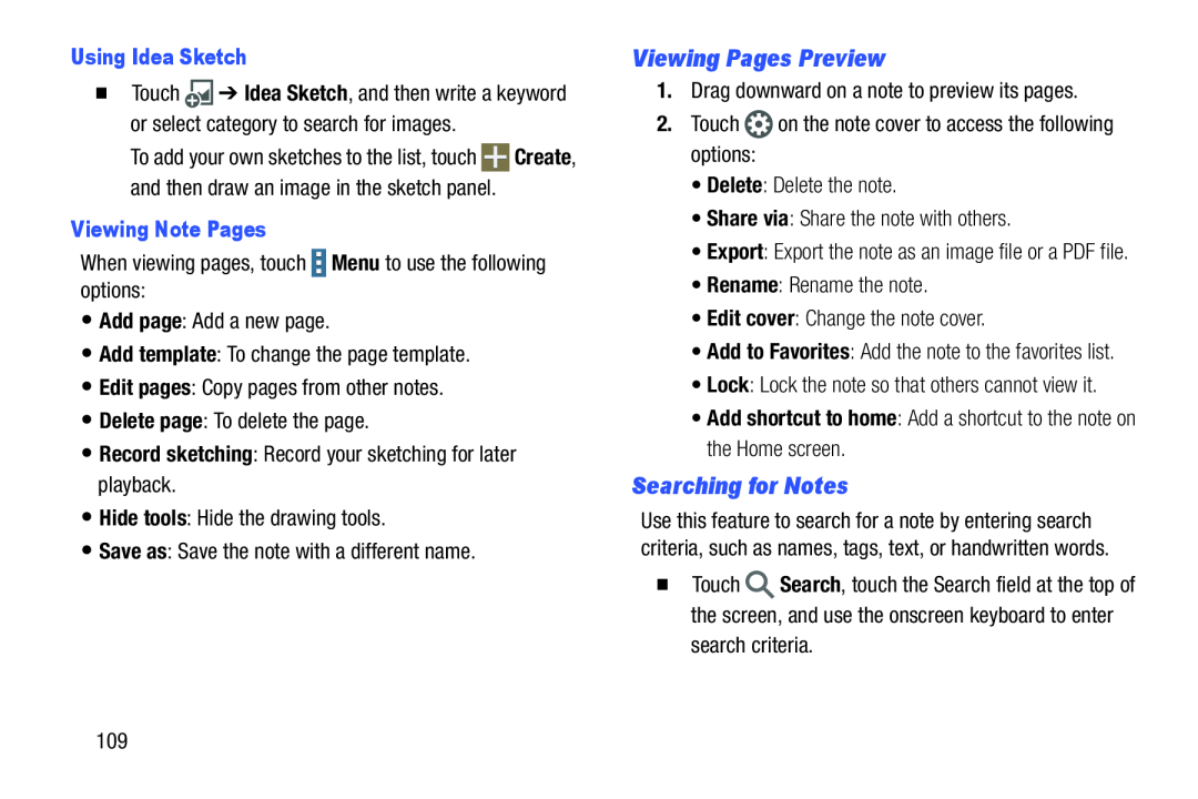 Searching for Notes Galaxy Note Pro 12.2 Wi-Fi