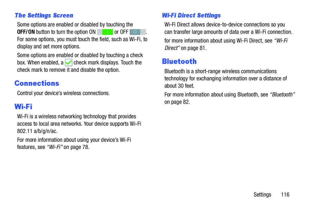 Wi-FiDirect Settings Galaxy Note Pro 12.2 Wi-Fi