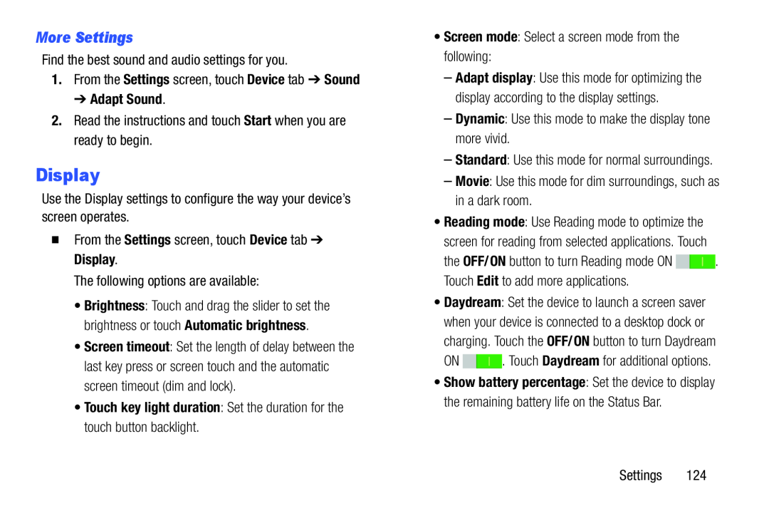 More Settings Galaxy Note Pro 12.2 Wi-Fi