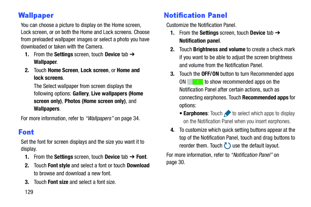 Notification Panel Galaxy Note Pro 12.2 Wi-Fi