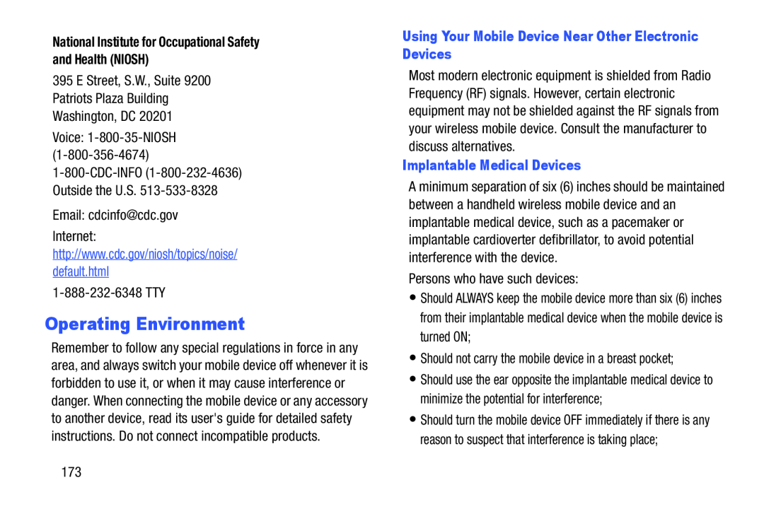 Operating Environment Galaxy Note Pro 12.2 Wi-Fi