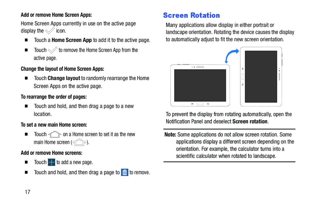 Screen Rotation Galaxy Note Pro 12.2 Wi-Fi