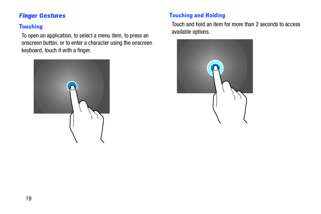 Finger Gestures