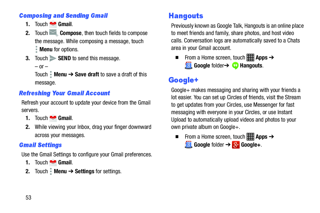 Composing and Sending Gmail Galaxy Note Pro 12.2 Wi-Fi