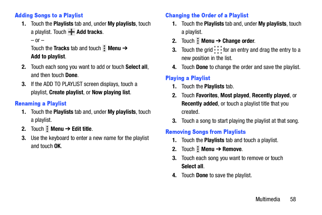 Playlists Galaxy Note Pro 12.2 Wi-Fi