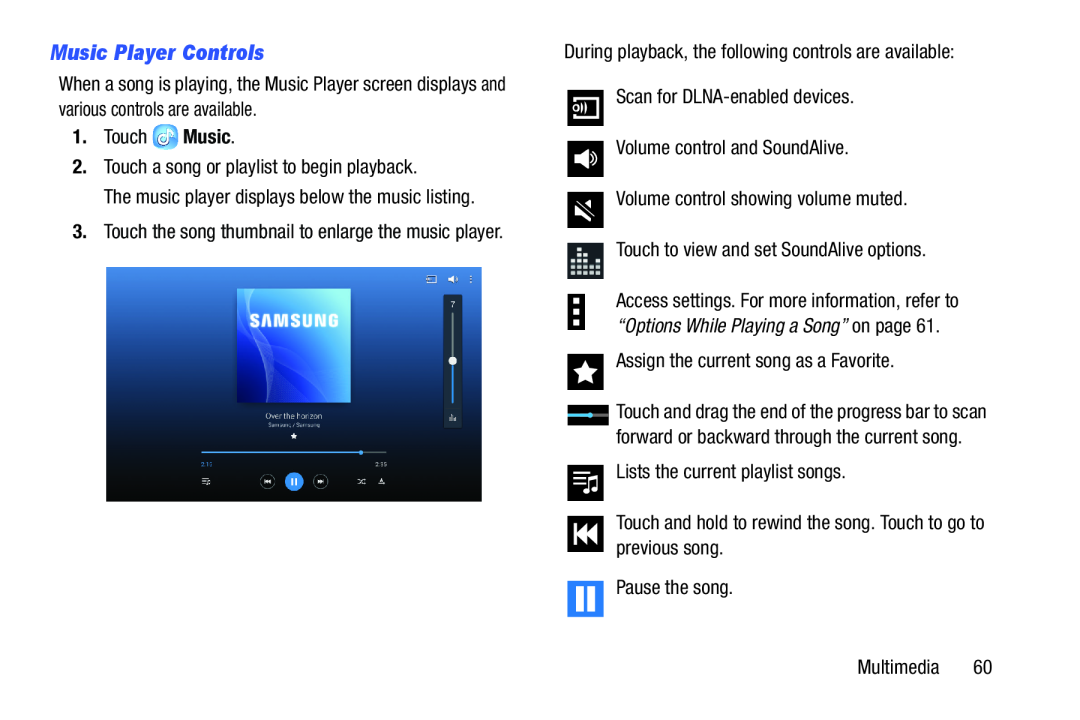 Music Player Controls