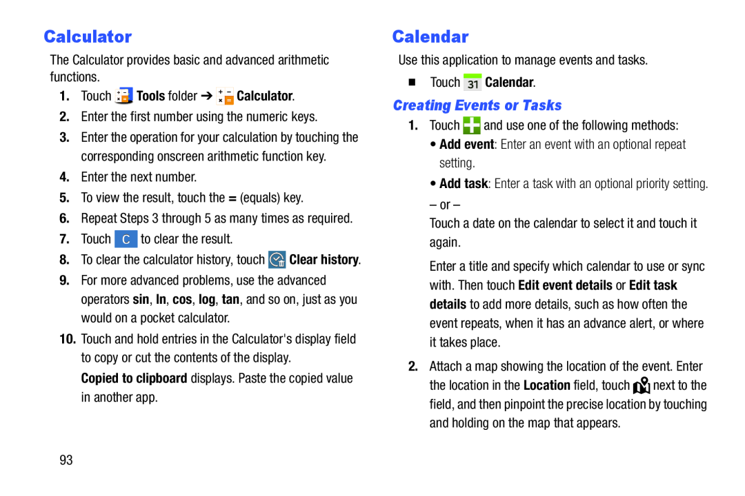 Calendar Galaxy Note Pro 12.2 Wi-Fi