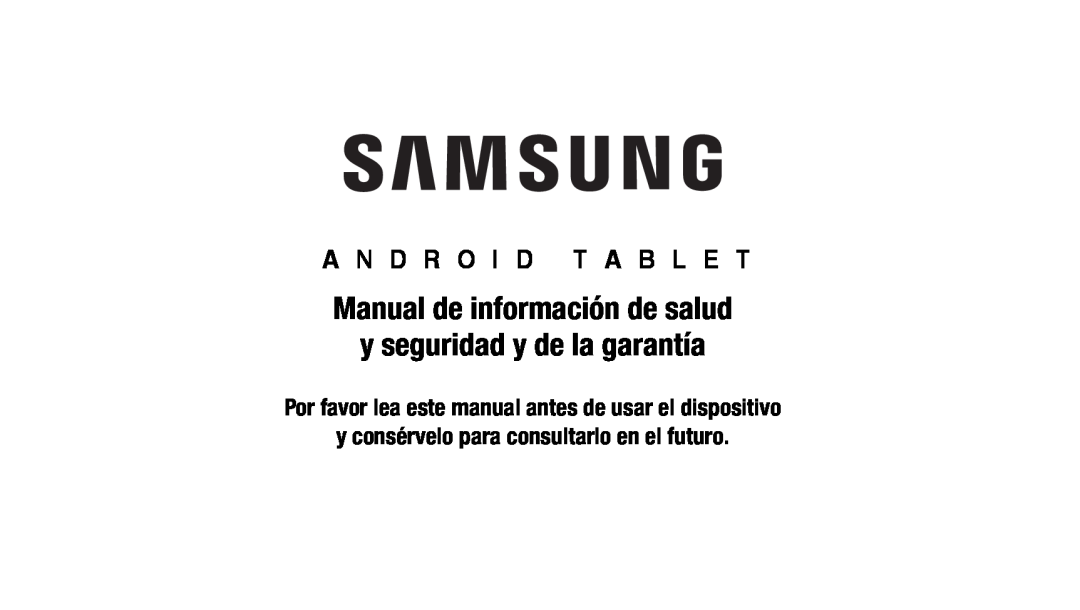 Manual de información de salud Galaxy Note Pro 12.1 AT&T