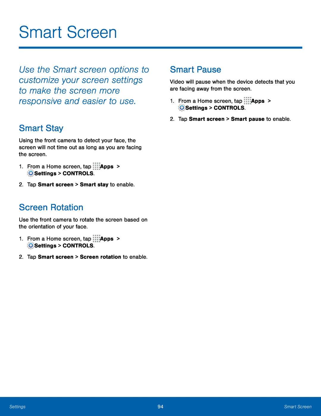 Smart Pause Galaxy Note Pro 12.1 AT&T