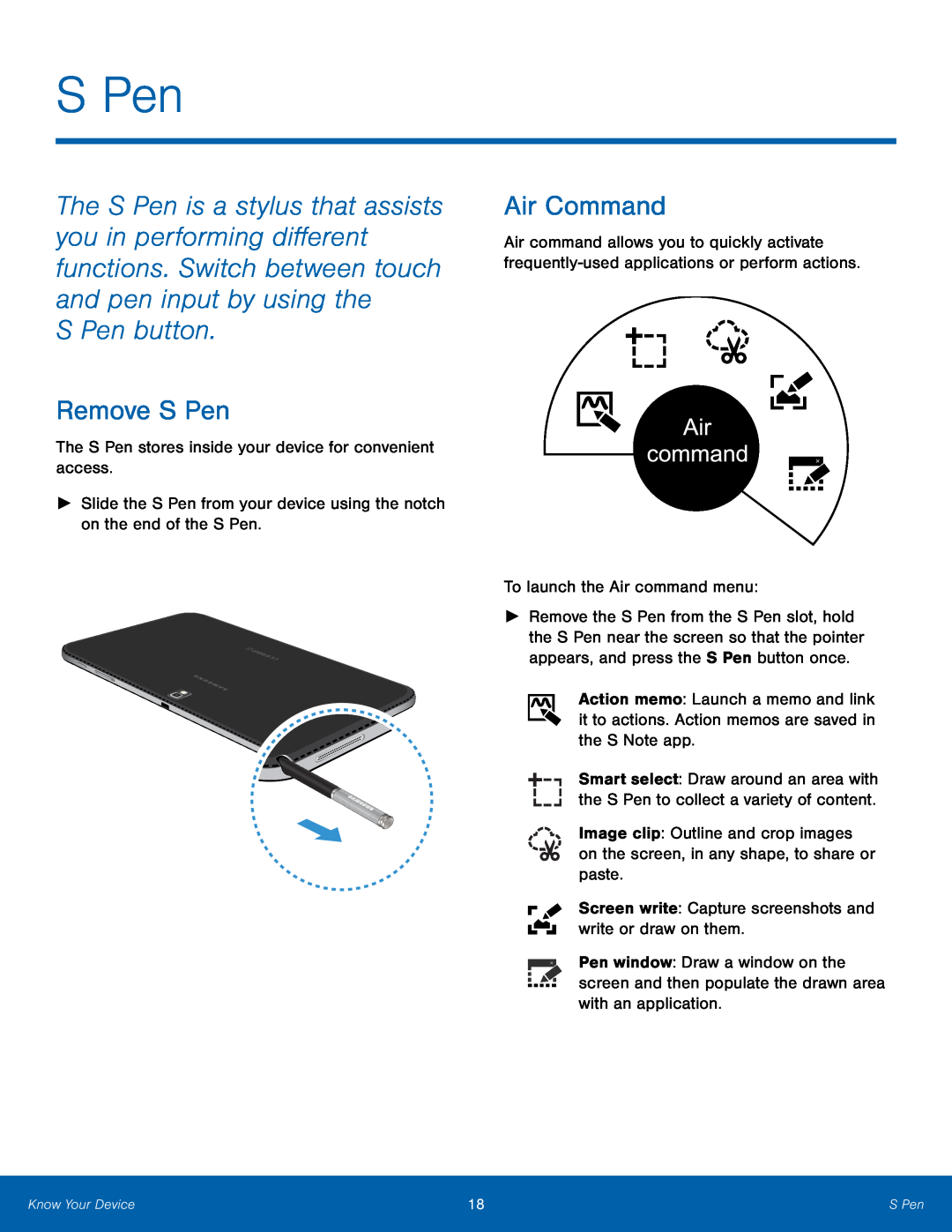 Remove S Pen Galaxy Note Pro 12.1 AT&T