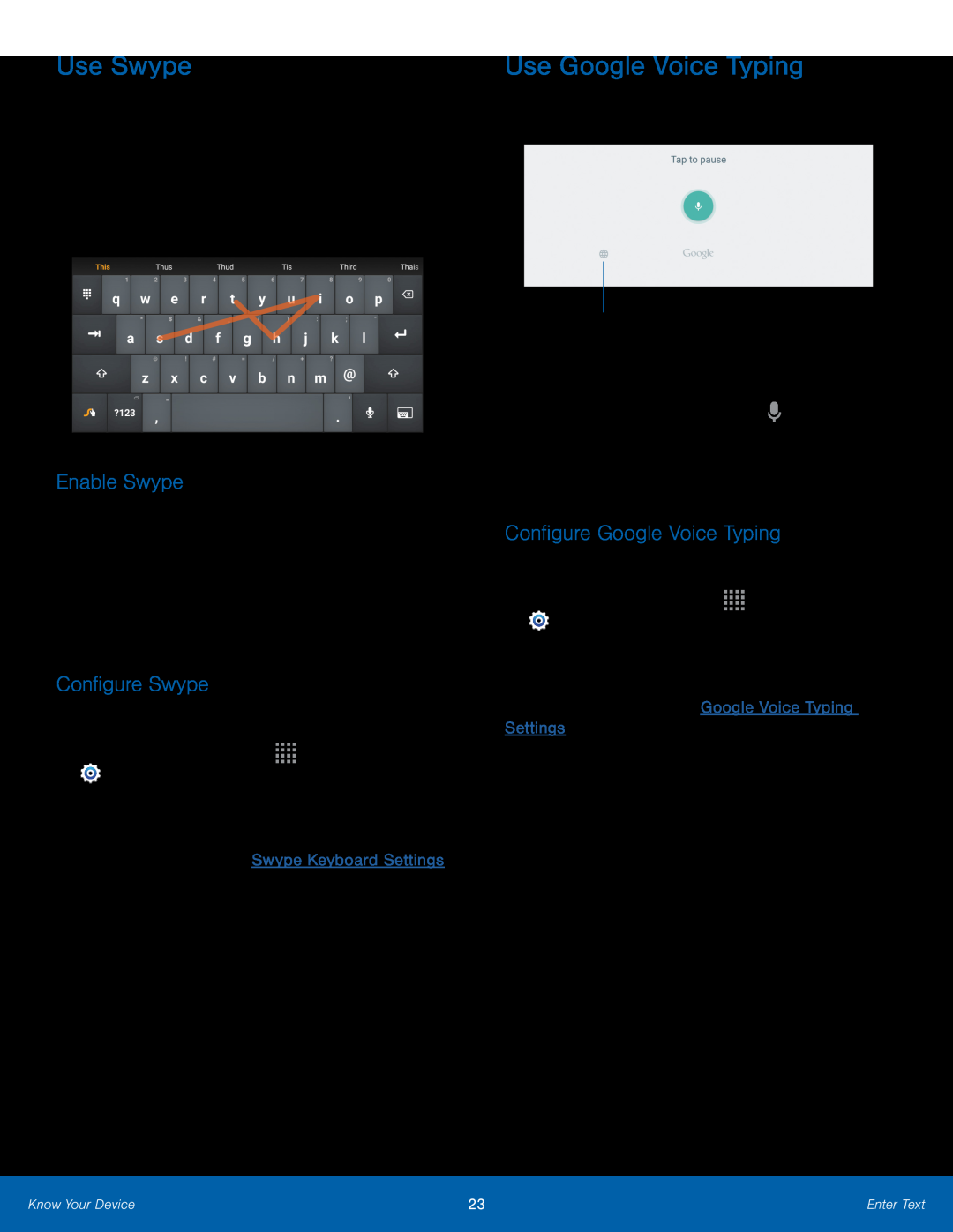 Configure Google Voice Typing Galaxy Note Pro 12.1 AT&T