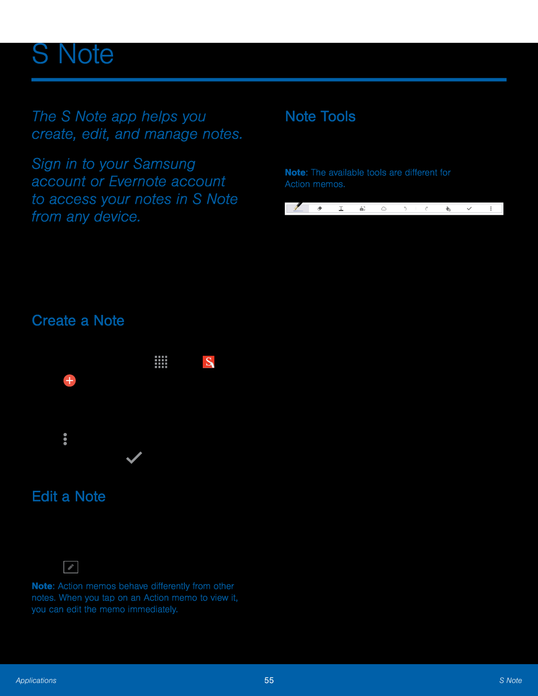 Create a Note Galaxy Note Pro 12.1 AT&T