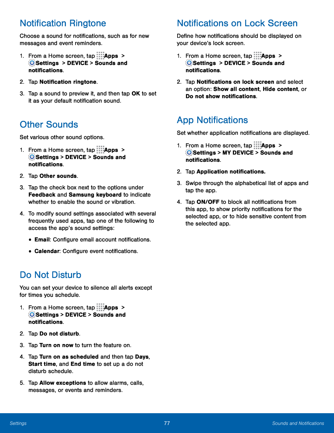 Do Not Disturb Galaxy Note Pro 12.1 AT&T