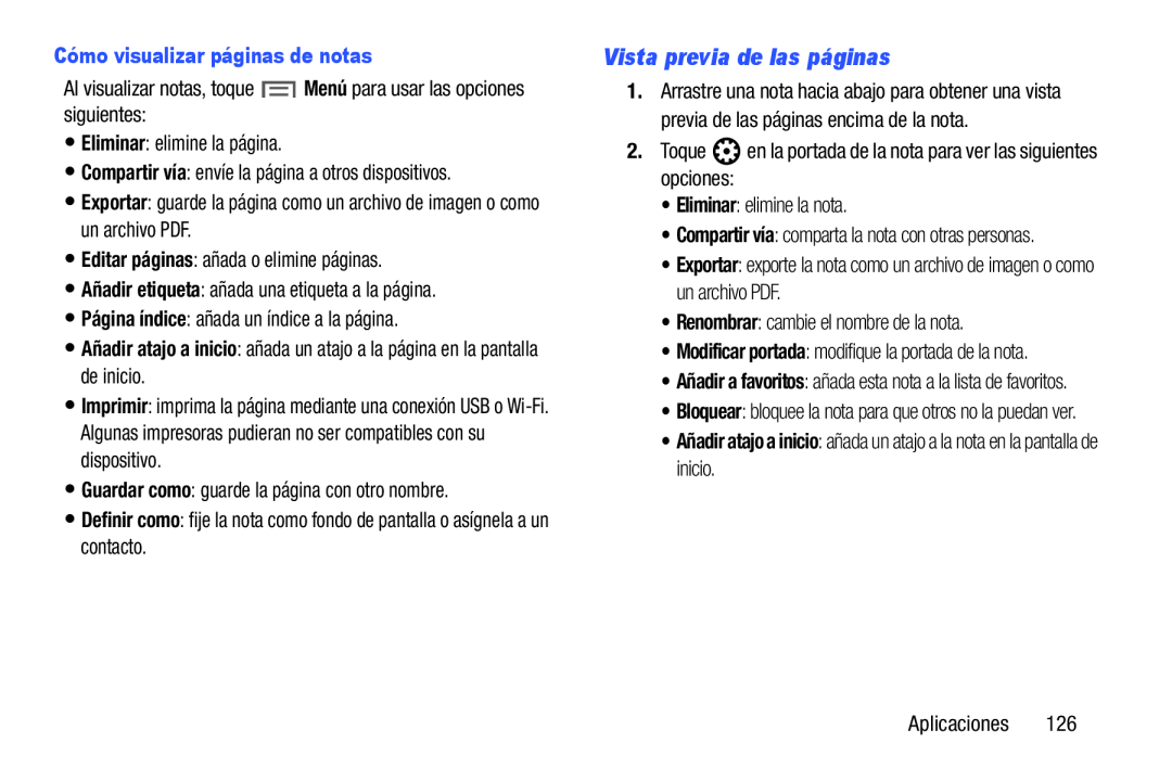 Vista previa de las páginas Galaxy Note 10.1 2014 Edition S-Pen