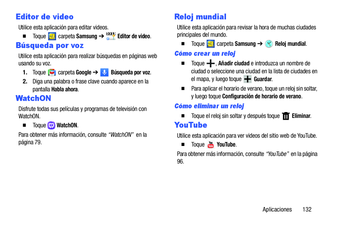 Búsqueda por voz Galaxy Note 10.0 Wi-Fi