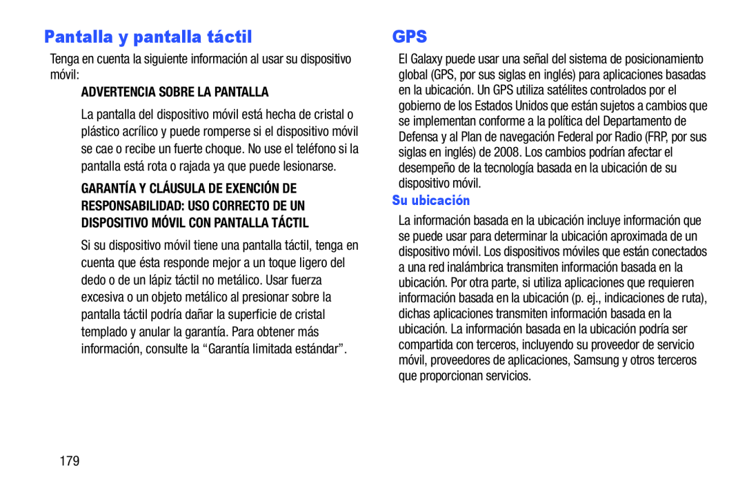 Pantalla y pantalla táctil GPS