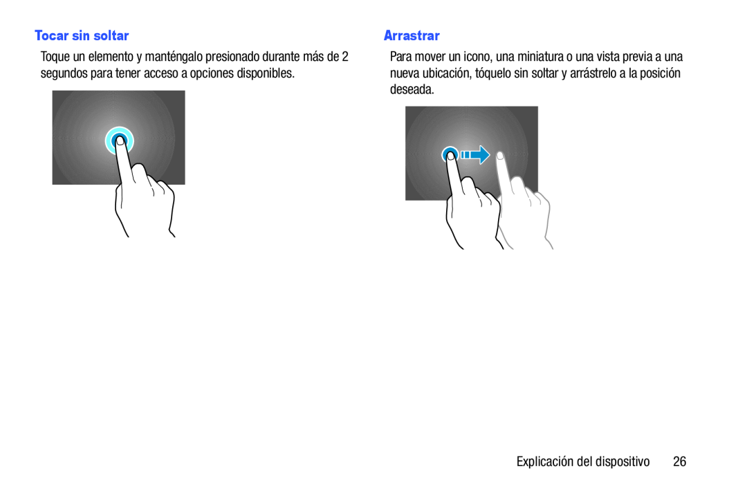 Tocar sin soltar Galaxy Note 10.1 2014 Edition S-Pen