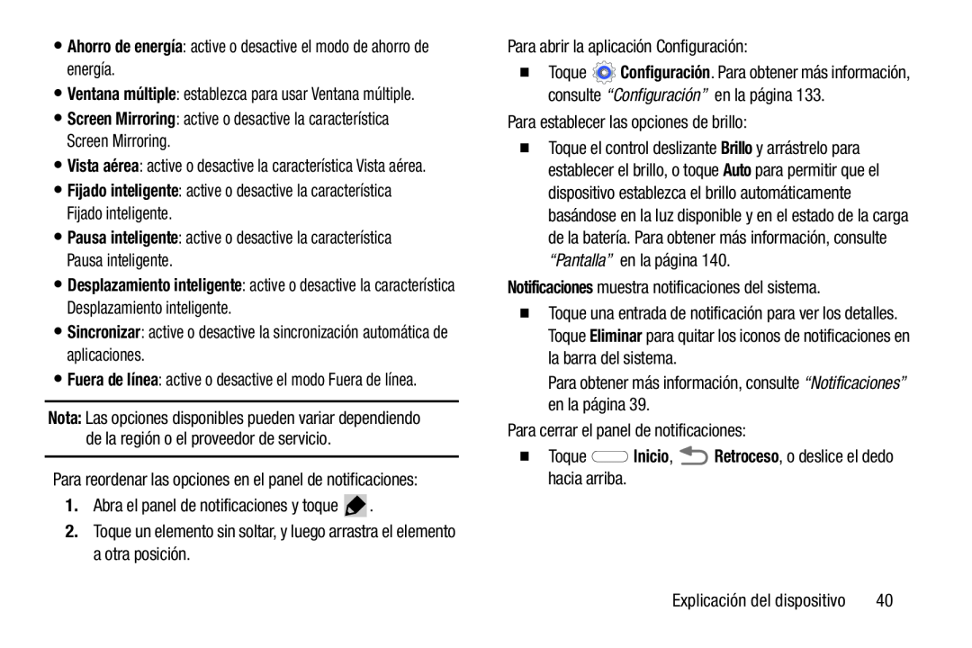 Pausa inteligente Galaxy Note 10.0 Wi-Fi