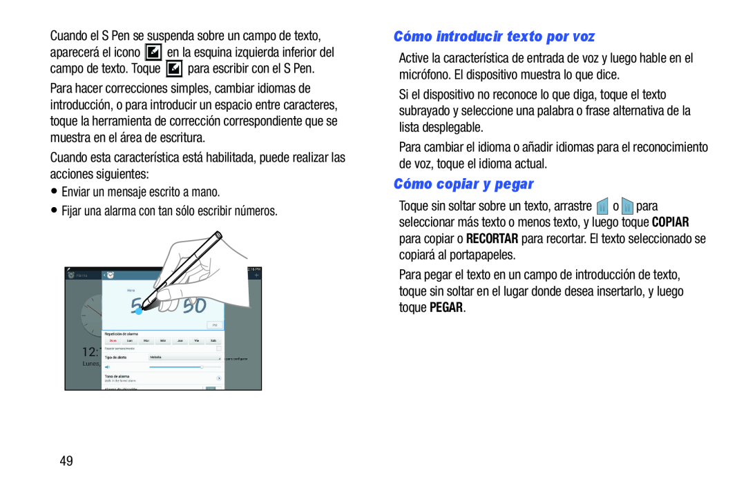 Cómo introducir texto por voz Cómo copiar y pegar