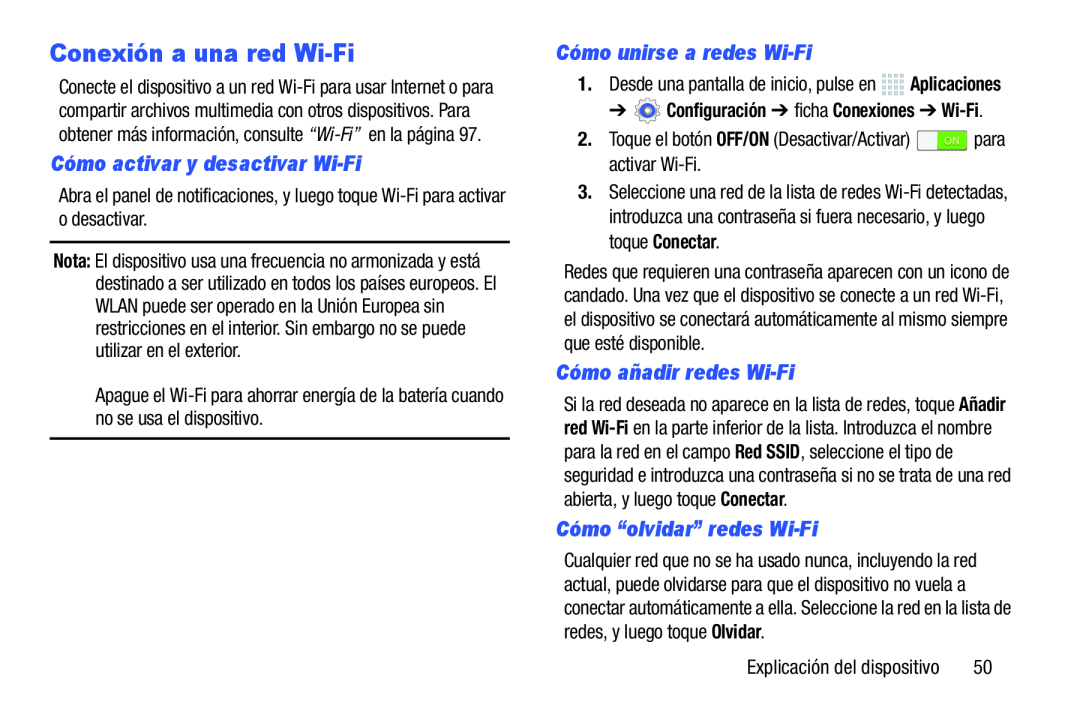 Conexión a una red Wi-Fi Galaxy Note 10.1 2014 Edition S-Pen