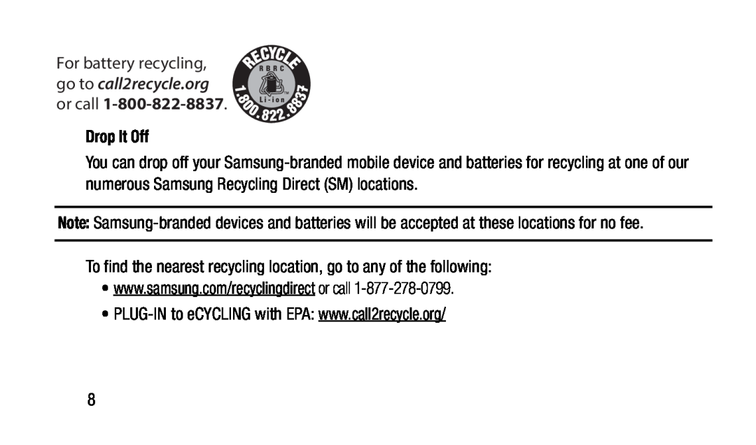 call2recycle.org Galaxy Note 10.1 2014 Edition T-Mobile