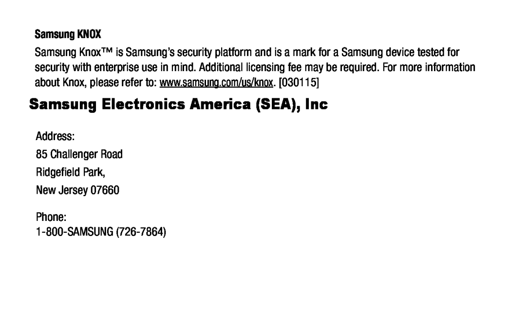 Samsung Electronics America (SEA), Inc Galaxy Note 10.1 2014 Edition T-Mobile