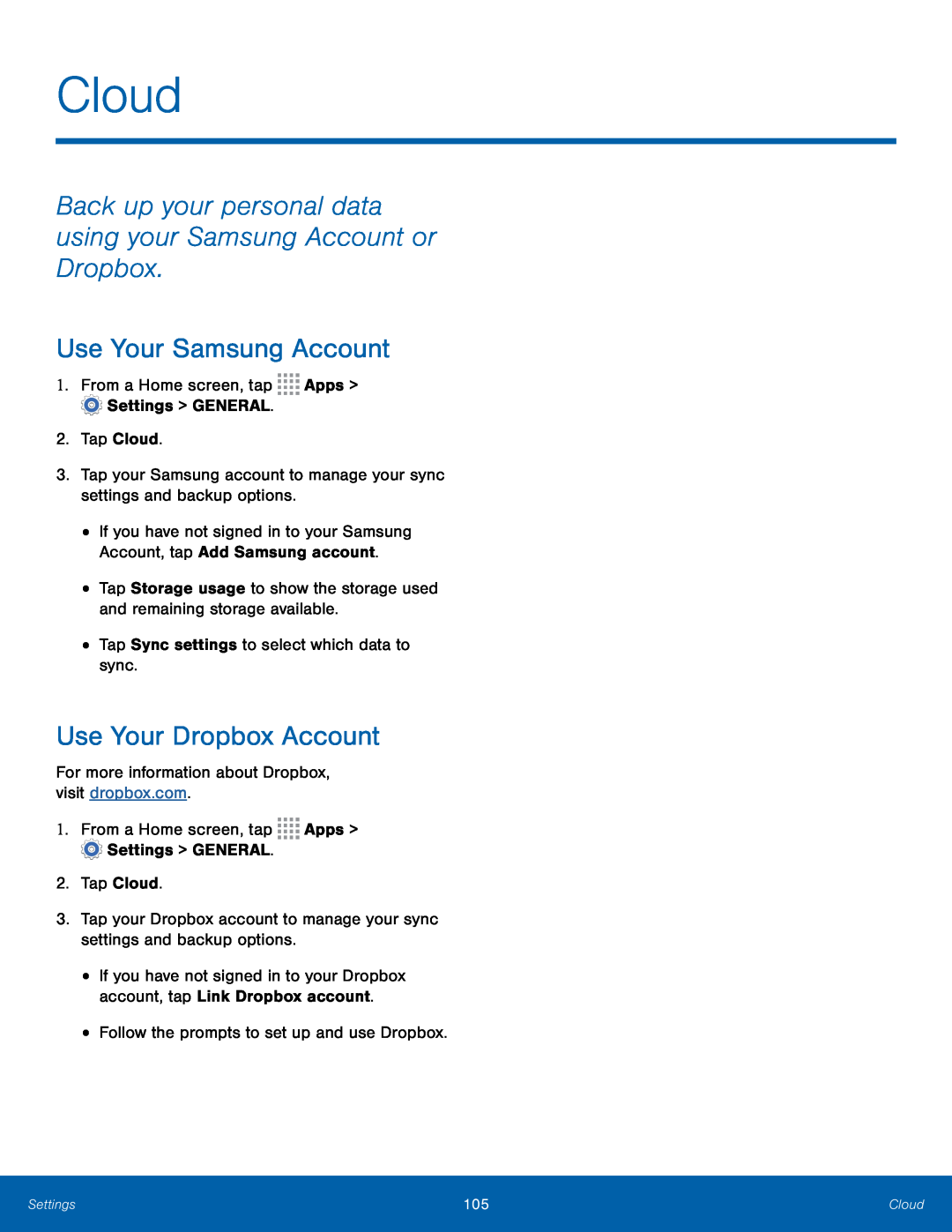 Use Your Dropbox Account Galaxy Note 10.1 2014 Edition T-Mobile