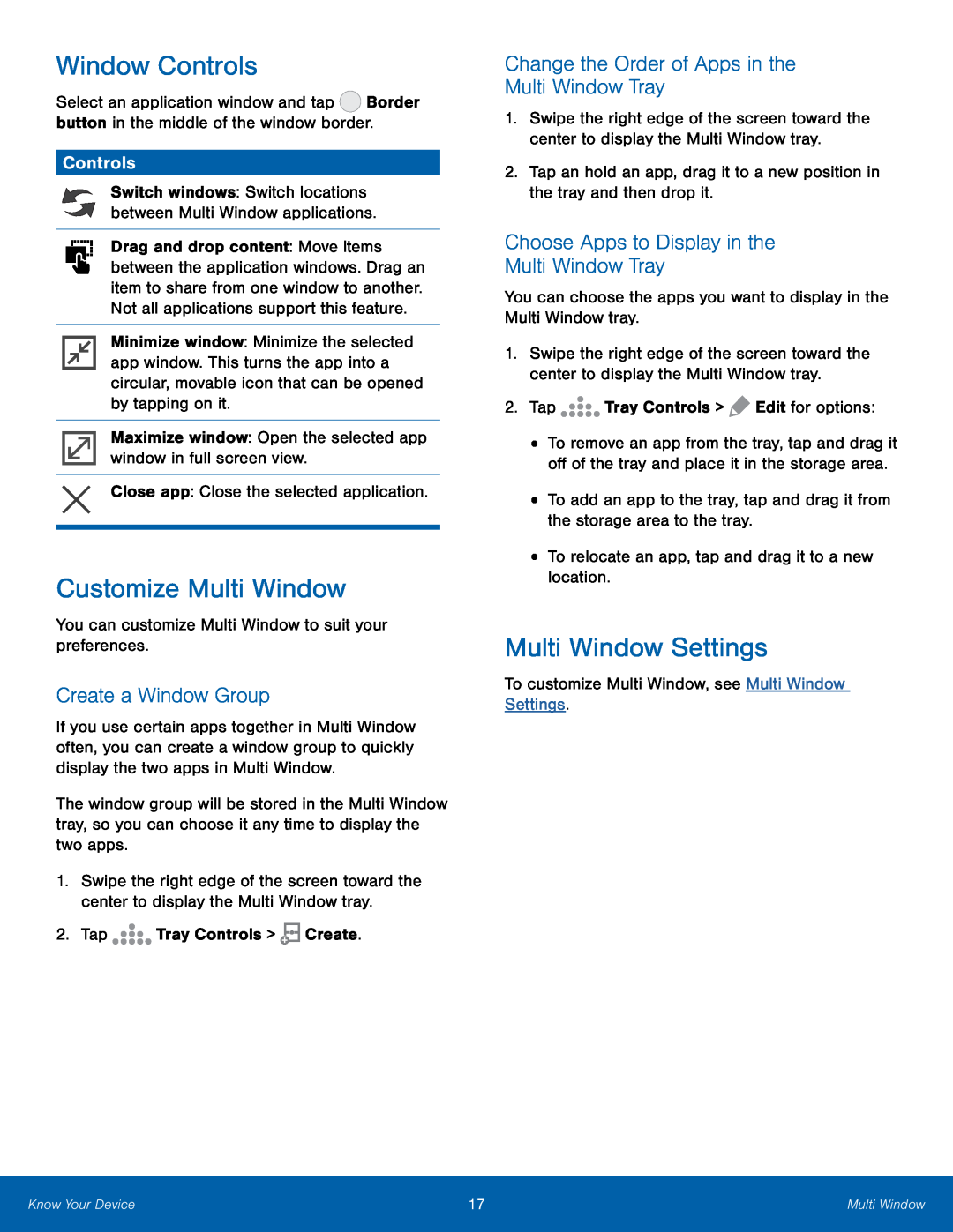 Controls Create a Window Group