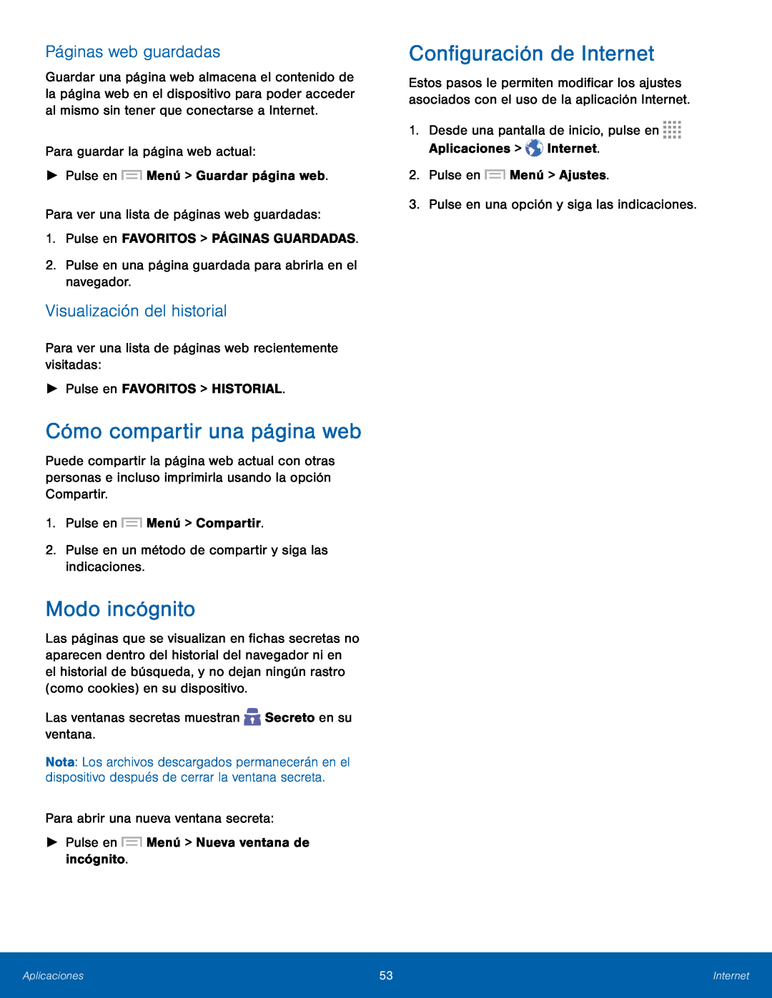 Cómo compartir una página web Galaxy Note 10.1 2014 Edition T-Mobile