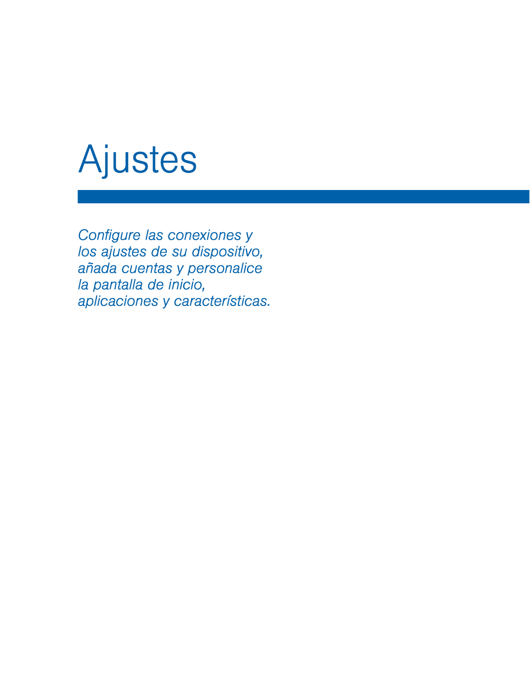 Ajustes