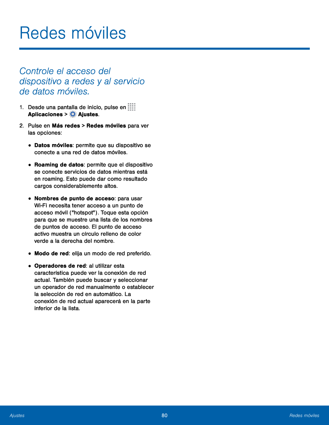 Controle el acceso del dispositivo a redes y al servicio de datos móviles Galaxy Note 10.1 2014 Edition T-Mobile