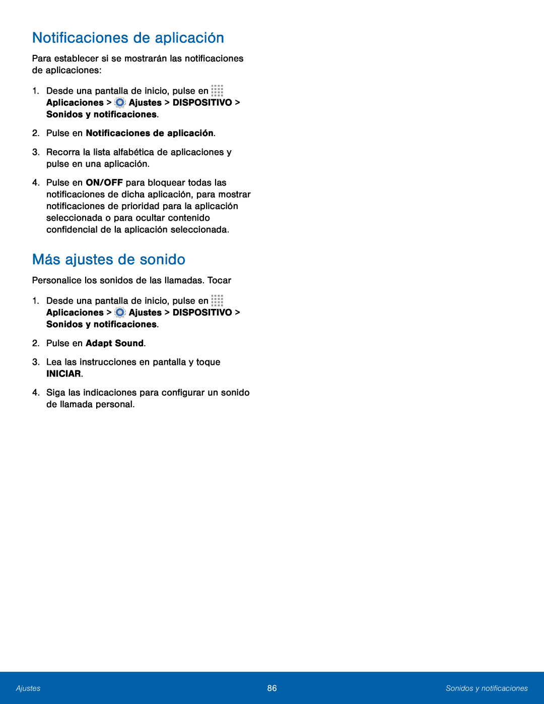 Notificaciones de aplicación Galaxy Note 10.1 2014 Edition T-Mobile