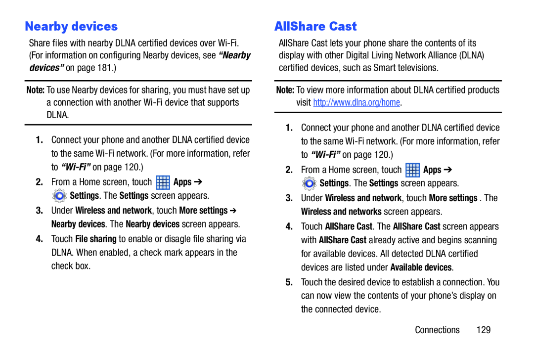 AllShare Cast Galaxy Note 10.1 US Cellular