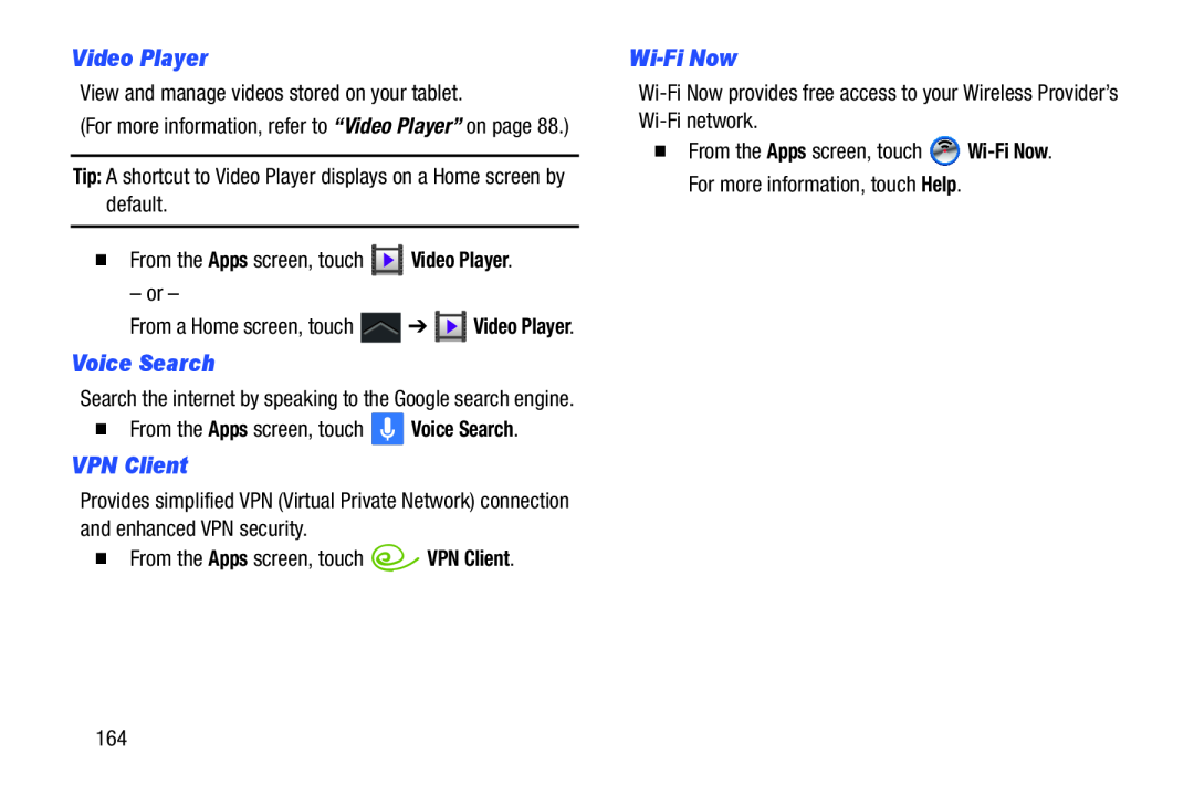 Video Player Voice Search