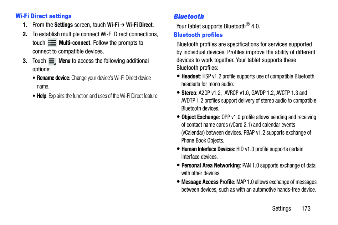 Bluetooth Galaxy Note 10.1 US Cellular