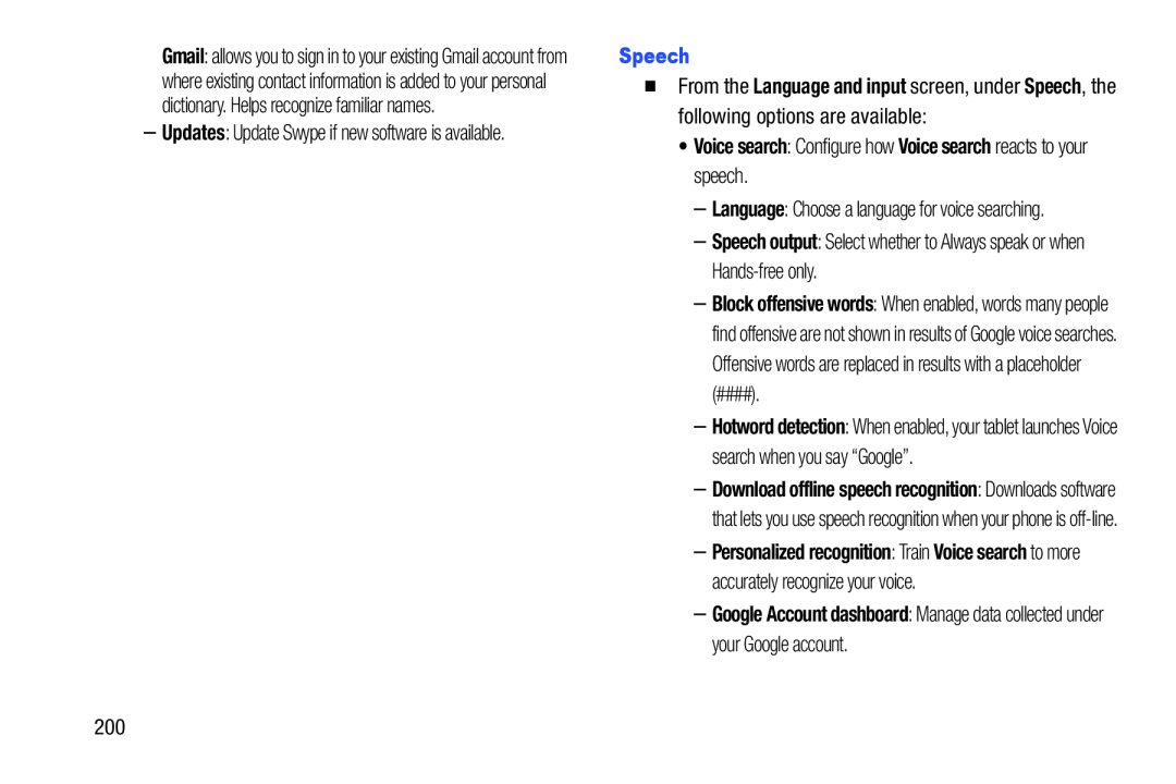 –Google Account dashboard: Manage data collected under your Google account Galaxy Note 10.1 US Cellular