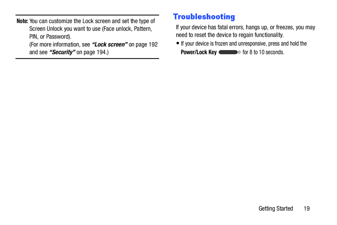 Troubleshooting