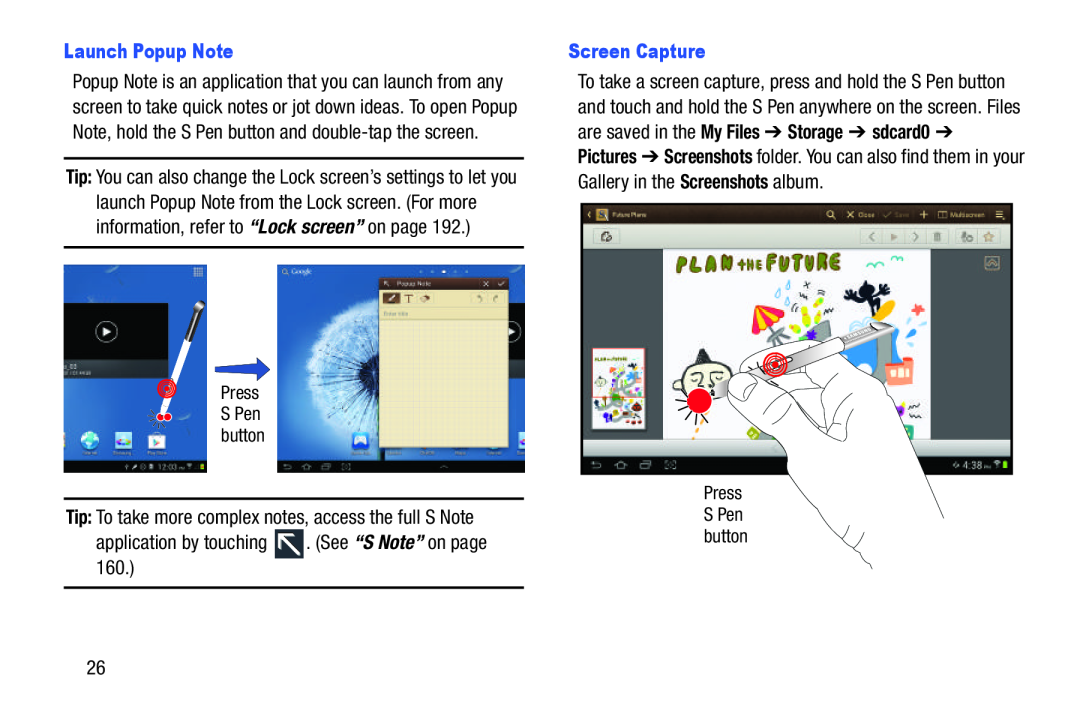 “S Note” Galaxy Note 10.1 US Cellular