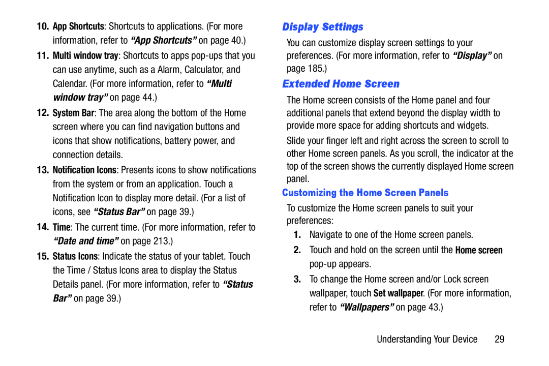 Display Settings Galaxy Note 10.1 US Cellular