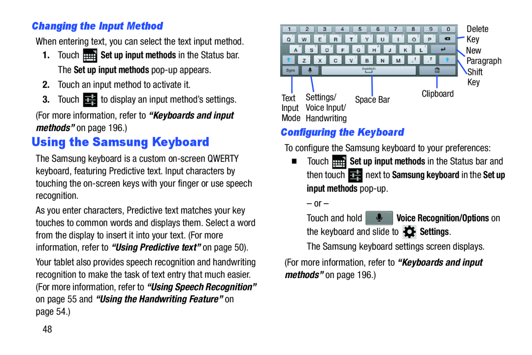 Changing the Input Method Galaxy Note 10.1 US Cellular