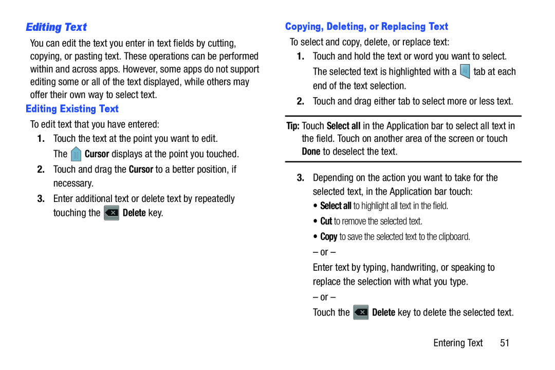 Editing Text Galaxy Note 10.1 US Cellular