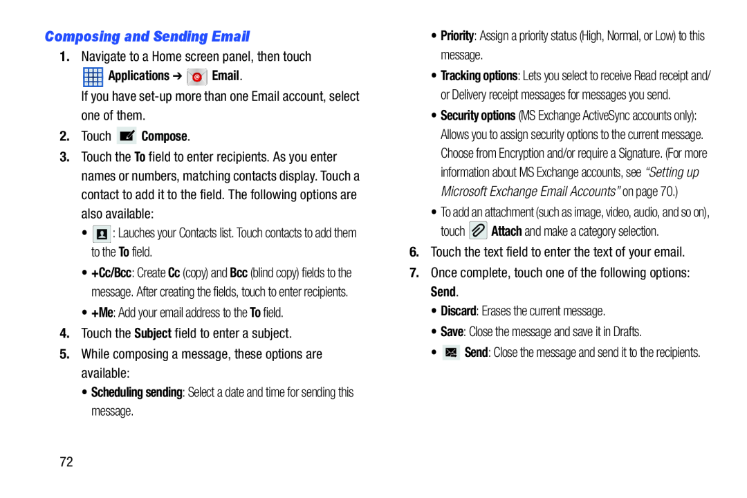 Composing and Sending Email Galaxy Note 10.1 US Cellular