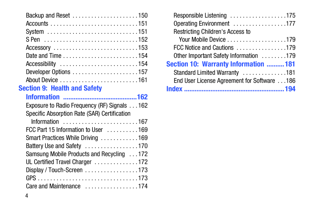 FCC Part 15 Information to User Galaxy Note 10.1 Verizon