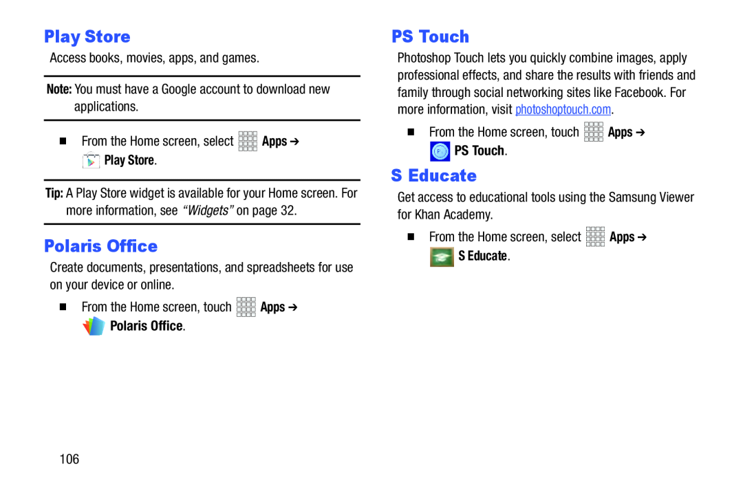 Polaris Office Galaxy Note 10.1 Verizon